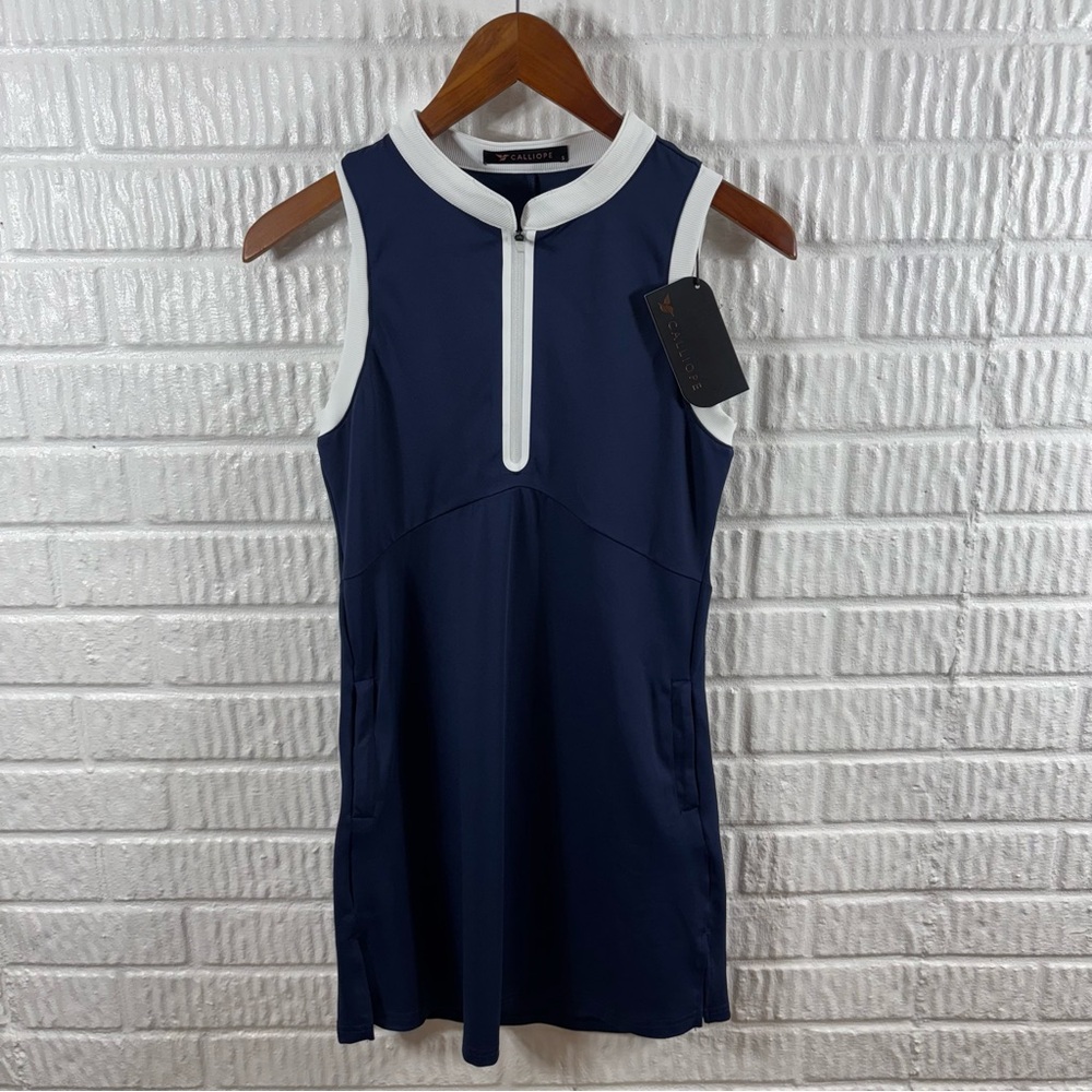 Calliope Golf The Player Dress Navy Small NWT - Picture 2 of 5